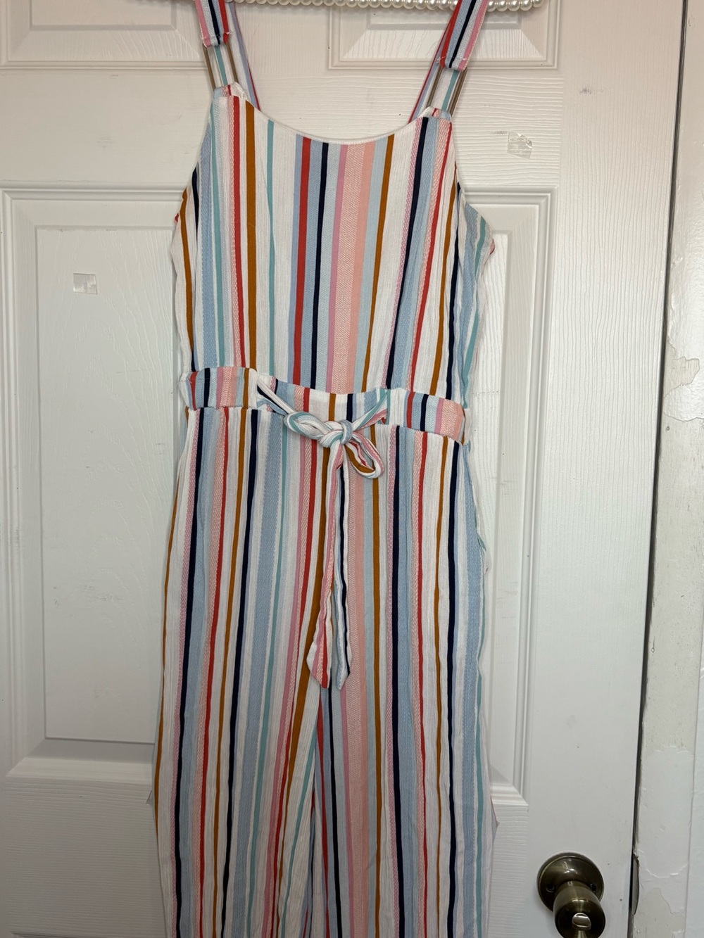 Derek Heart Multicolor Striped One-Piece Jumpsuit